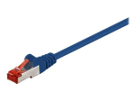 Goobay 2m CAT 6 S/FTP CU sinine Ethernet kaabel