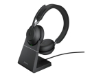 Jabra Evolve2 65 MS Stereo Juhtmevaba k&otilde;rvaklapid Must