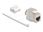 DeLOCK CAT 6a Keystone Moodul Valge H&otilde;be