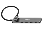 Goobay Slim 4-portiline USB-C Hub koos 4xUSB-C-ga