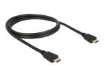 Delock 1m HDMI Ethernet kaabel must