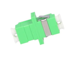 Extralink LC/APC SM duplex adapter - LC/APC, katmata, roheline, &uuml;hemoodne, plastist, keraamiline