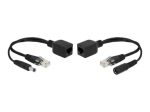 DeLOCK Passive PoE adapterikomplekt RJ45 DC 5.5 x 2.5 mm