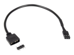 Inter-Tech RGB LED Adapter 20cm Must