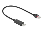DeLOCK 25cm Seriaal Adapter Must