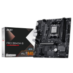 MSI PRO B840M-B protsessorite perekond AMD protsessori pesa AM5 DDR5 toetatud k&otilde;vaketaste liidesed SATA, M.2 SATA &uuml;henduste arv 4