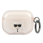 Karl Lagerfeld KLAPUKHGD AirPods Pro kate Kuldne Glitter Karl` pea