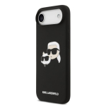 Karl Lagerfeld vedelsilikoonsist topeltpeaga MagSafe &uuml;mbris Apple iPhone 17 Air jaoks
