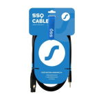 SSQ XLRMi0,5 - XLR emane - Jack stereo 3,5 mm kaabel , 0,5 m