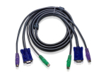 ATEN 2L-1003P/C klaviatuur/video/hiires (KVM) kaabel