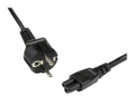 StarTech.com 2m (6ft) s&uuml;learvutiku toitekaabel, Schuko to C5, 2.5A 250V, 18AWG, s&uuml;learvutiku/s&uuml;learvutiku asendus AC kaabel, printeri/toiteplokk ka...