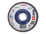 Bosch Parim metalli jaoks X571 abradantketas nurga lihvimasina M14 X-LOCK &Oslash;125 l&auml;bim&otilde;&otilde;t P40