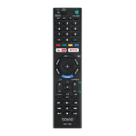 Savio RC-08 pilot zdalnego sterowania TV Przyciski