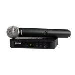 Shure BLX24E/SM58-H8E juhtmeta vokaal s&uuml;steem SM58 mikrofoni