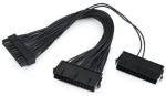 Gembird CC-PSU24-01 24-pin ATX toitekaabli pikendus 0.3 m / must