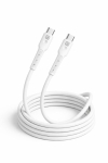 Quik Accessories QK-1012 Pehme silikoonist 60W laadimis- ja andmekabel USB-C kuni USB-C 1m