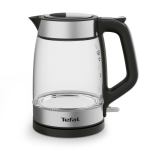 Tefal Glass Kettle KI605830 1,7 L 2200 V must, h&otilde;bedaselt, l&auml;bipaistev