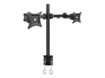 TECHLY 301740 Double twin desk LED/LCD monitor arm 13-27 2x10kg adjustable