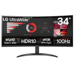 LG 34WR50QK-B 34-tolline 3440 x 1440 UltraWide HDMI DisplayPort 100Hz monitor