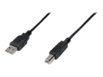 DIGITUS USB-kaabel 1m must