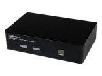 StarTech.com 2 Port USB HDMI KVM Audio and USB 2.0 Hub - 1080p (1920 x 1200), Hotkey Support - Dual Port Video Monitor (SV231HDMIUA) KVM / audio /