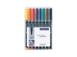 STAEDTLER Lumocolor 318 kiudotspenetr must sinine pruun roheline oranž lilla punane kollane