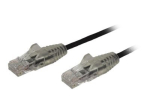 StarTech.com 2.5m CAT6 kaabel - must Slim CAT6 patch kaabel - snagless - LSZH CAT 6