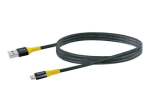Schwaiger Extreme USB 2.0 kaabel, 1.2m, must kollane