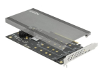 DeLOCK PCI Express x16 kuni 4x Sisemine NVMe M.2 Key M Adapter