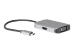 DeLOCK Video liides konverter HDMI/VGA/USB 20cm must h&otilde;bedane