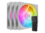 Cooler Master Mobius 120P ARGB koriv&auml;ntide komplekt 1-pack Valge 120 mm