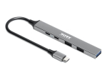 PORT CONNECT USB-C Hub koos 4 USB pordi, 1X USB-C, 100W