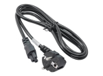 Akyga Pro Series Cloverleaf AK-NB-01A Toitekaabel 1.5m Must