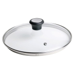 Tefal 28097612 pannkapp Round Must, Roostevabast terasest, L&auml;bipaistev