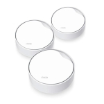 Juhtmevaba ruuter TP-LINK 3-pack 3000 Mbps Mesh Wi-Fi 6 1x10/100/1000M 1x2.5GbE DHCP