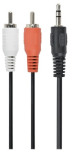 Gembird CCA-458/0.2 Audio Kaabel 3,5mm pistik kuni 2x RCA 0,2m