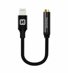 Swissten Lightning kuni Jack 3.5mm audio adapter iPhone ja iPad jaoks 15 cm