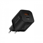 PROMATE PowerPort-33 GaNFast laadija adapter 33W / USB-C PD / USB-A