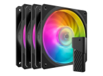 Cooler Master Mobius 120P ARGB Korpuseventilaatori Komplekt 3tk Must 120mm