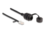 DeLOCK CAT 5e Foley ja Vaskkoe (FTP) 25cm V&otilde;rgukaabel Must