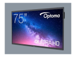 Optoma Creative Touch 5753RK LED-taustvalgusega LCD-paneel 3840 x 2160 75 tolli