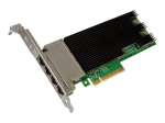 Intel Ethernet Converged Network Adapter X710-T4 v&otilde;rgukaardi PCI Express 3.0 x8 10Gbps