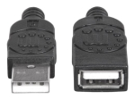 Manhattan USB-A to USB-A Laiendust&uuml;&uuml;p 1m, Mees-Naine, 480 Mbps
