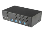 StarTech.com StarTech.com 4-portine kahe monitori HDMI KVM heli- ja USB 3.0 hub - 4K 30Hz - 4 PC Mac arvuti KVM kast (SV431DHD4KU) KVM