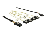 DeLOCK 50cm sisemine SCSI (SAS) kaabel - must