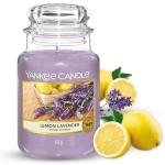 L&otilde;hnatatud k&uuml;&uuml;nla YANKEE CANDLE SIDUS LEMON LAVENDER 623 g suur
