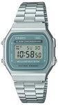 CASIO VINTAGE A168WA-3AYES meeste kell / h&otilde;bedane-roheline