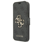 Guess GUBKP13X4GMGGR Book 4G Big Metal Logo iPhone 13 Pro Max jaoks 6,7" / hall