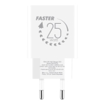 OBAL:ME seinaklaver USB-A + USB-C 25W / valge