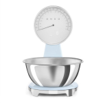 Smeg KSF01PBWW Analoog- ja Digitaalne K&ouml;&ouml;gikaal Pastellsinine